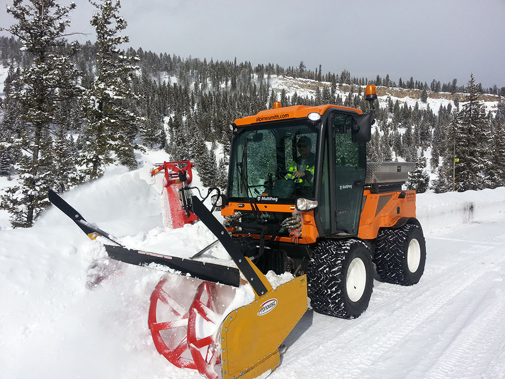 Snow removal tractor tahoe