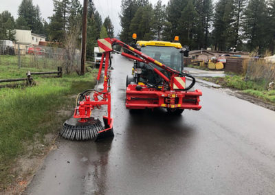 roads maintenance tractor