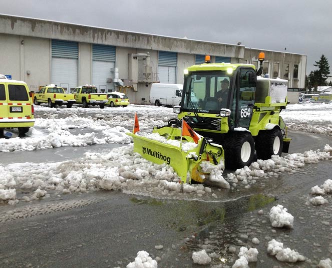 snow removal tractor