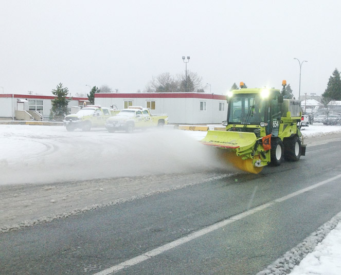 snow removal equipment vancouver airportt